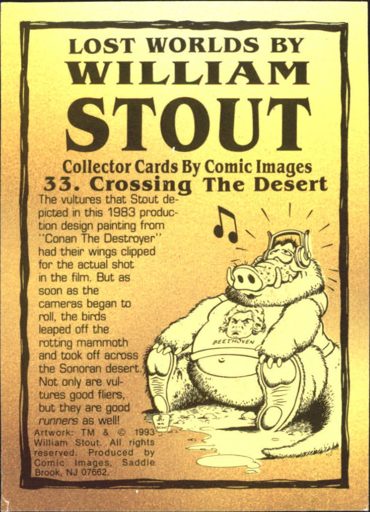 A1255- 1993 Lost Worlds by William Stout +Inserts -You Pick- 15+ FREE US SHIP - Picture 67 of 183