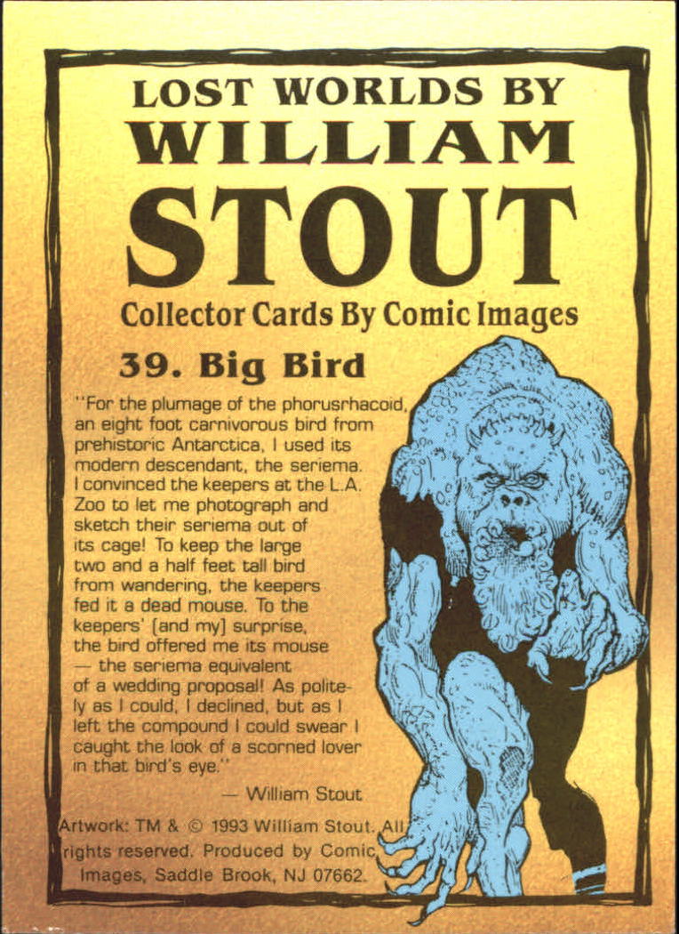 A1255- 1993 Lost Worlds by William Stout +Inserts -You Pick- 15+ FREE US SHIP - Picture 79 of 183