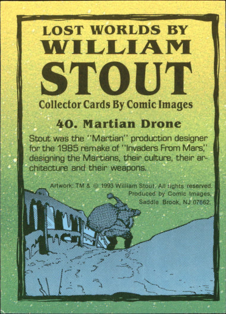 A1255- 1993 Lost Worlds by William Stout +Inserts -You Pick- 15+ FREE US SHIP - Picture 81 of 183