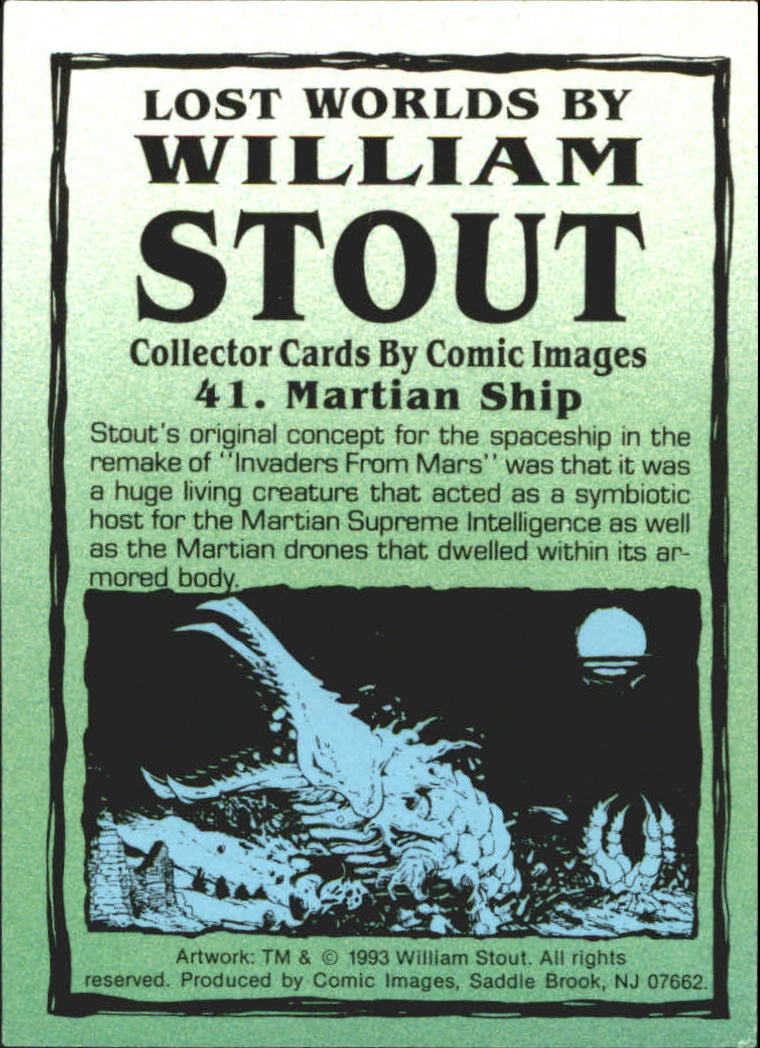 A1255- 1993 Lost Worlds by William Stout +Inserts -You Pick- 15+ FREE US SHIP - Picture 83 of 183