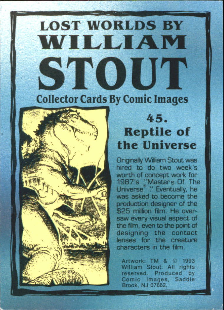 A1255- 1993 Lost Worlds by William Stout +Inserts -You Pick- 15+ FREE US SHIP - Picture 91 of 183