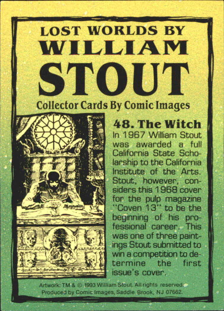 A1255- 1993 Lost Worlds by William Stout +Inserts -You Pick- 15+ FREE US SHIP - Picture 97 of 183
