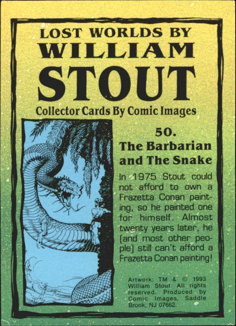A1255- 1993 Lost Worlds by William Stout +Inserts -You Pick- 15+ FREE US SHIP - Picture 101 of 183