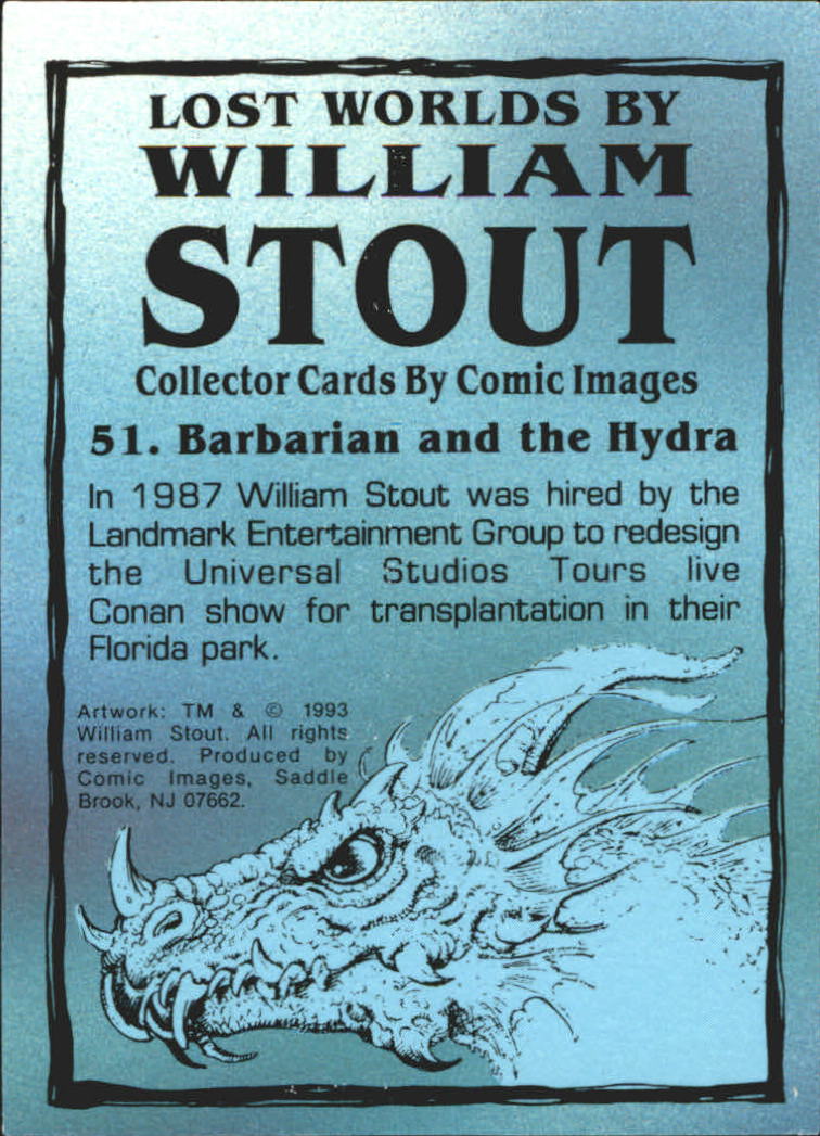 A1255- 1993 Lost Worlds by William Stout +Inserts -You Pick- 15+ FREE US SHIP - Picture 103 of 183