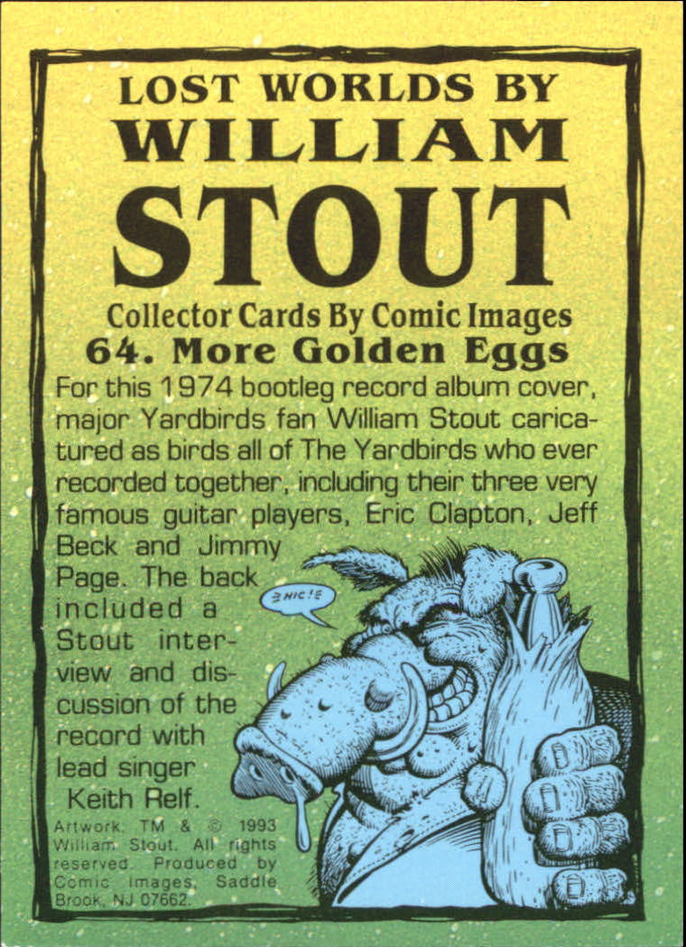 A1255- 1993 Lost Worlds by William Stout +Inserts -You Pick- 15+ FREE US SHIP - Picture 129 of 183