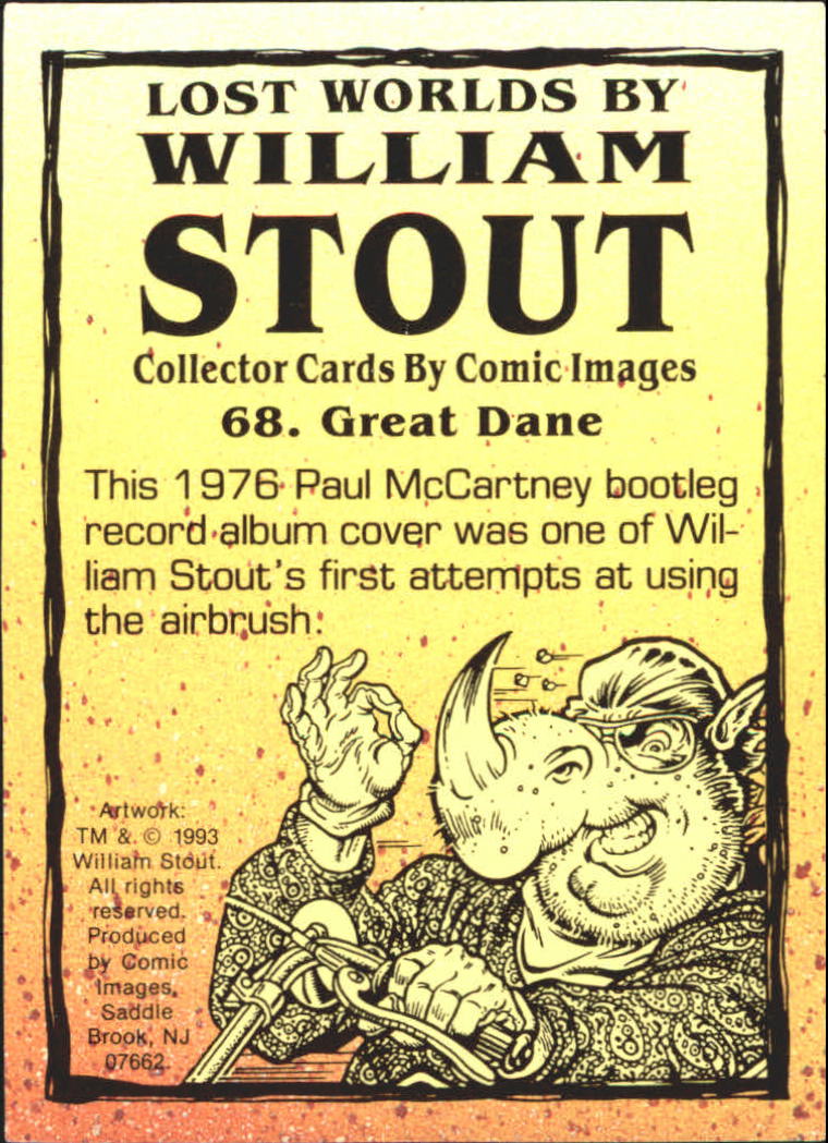 A1255- 1993 Lost Worlds by William Stout +Inserts -You Pick- 15+ FREE US SHIP - Picture 137 of 183