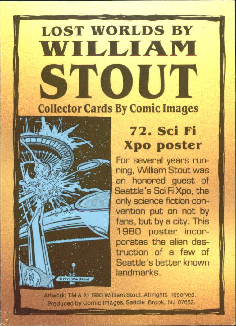 A1255- 1993 Lost Worlds by William Stout +Inserts -You Pick- 15+ FREE US SHIP - Picture 145 of 183