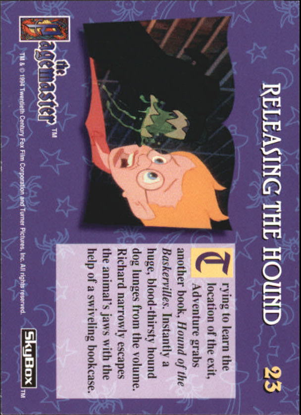 1994 The Pagemaster Trading Card Pick