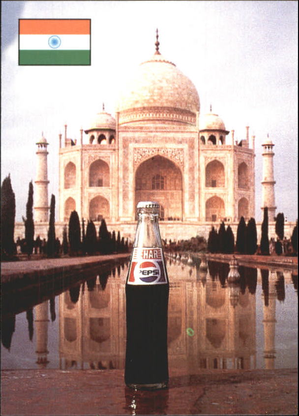 2000 Dart FlipCards Pepsi Around the Globe #27 India