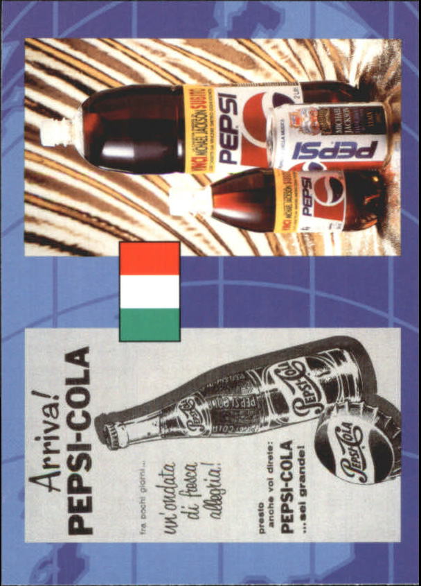 2000 Dart FlipCards Pepsi Around the Globe #31 Italy