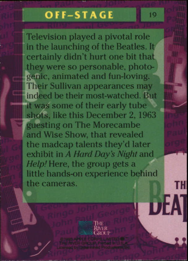 Beatles Collection (1993 The River Group) "Main Set" Cards - Picture 25 of 113