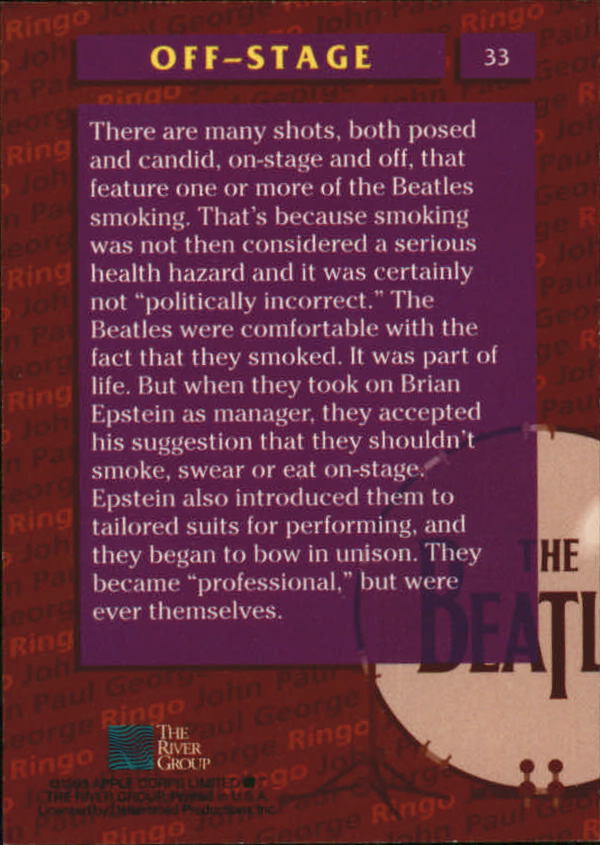 Beatles Collection (1993 The River Group) "Main Set" Cards - Picture 31 of 113