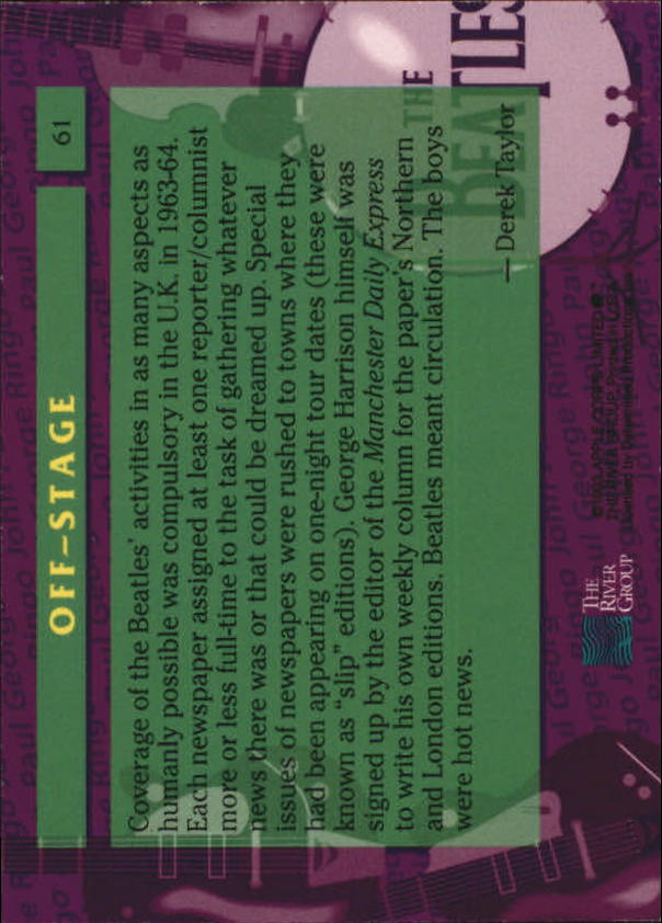 Beatles Collection (1993 The River Group) "Main Set" Cards - Picture 35 of 113