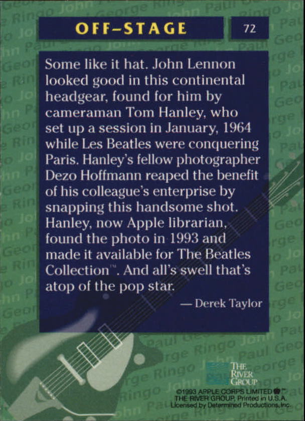 Beatles Collection (1993 The River Group) "Main Set" Cards - Picture 47 of 113