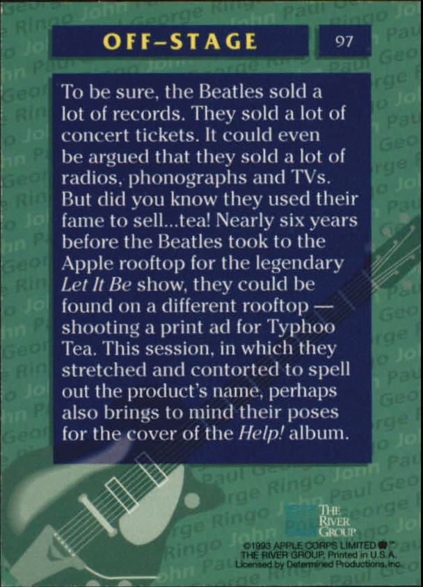 Beatles Collection (1993 The River Group) "Main Set" Cards - Picture 61 of 113