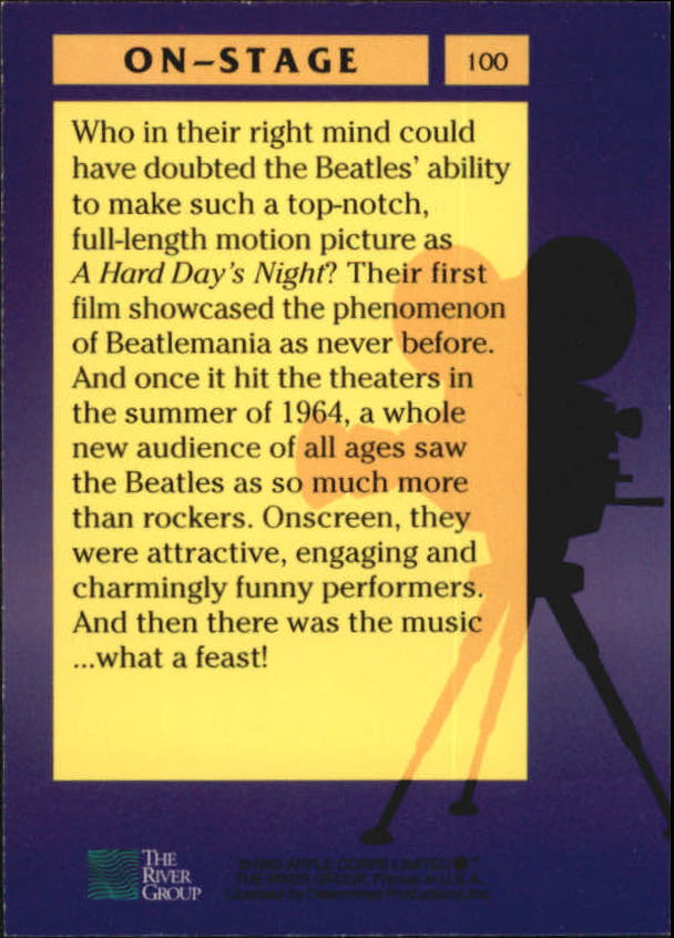 Beatles Collection (1993 The River Group) "Main Set" Cards - Picture 63 of 113