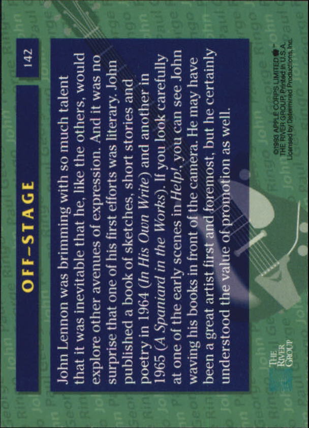 Beatles Collection (1993 The River Group) "Main Set" Cards - Picture 79 of 113