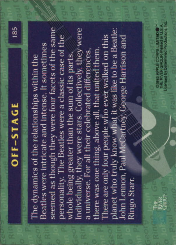 Beatles Collection (1993 The River Group) "Main Set" Cards - Picture 101 of 113