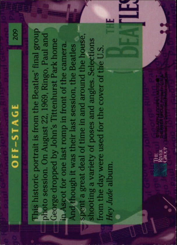 Beatles Collection (1993 The River Group) "Main Set" Cards - Picture 111 of 113