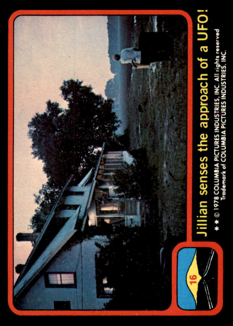 1978 Topps Close Encounters of the Third Kind #16 Jillian Senses the Approach