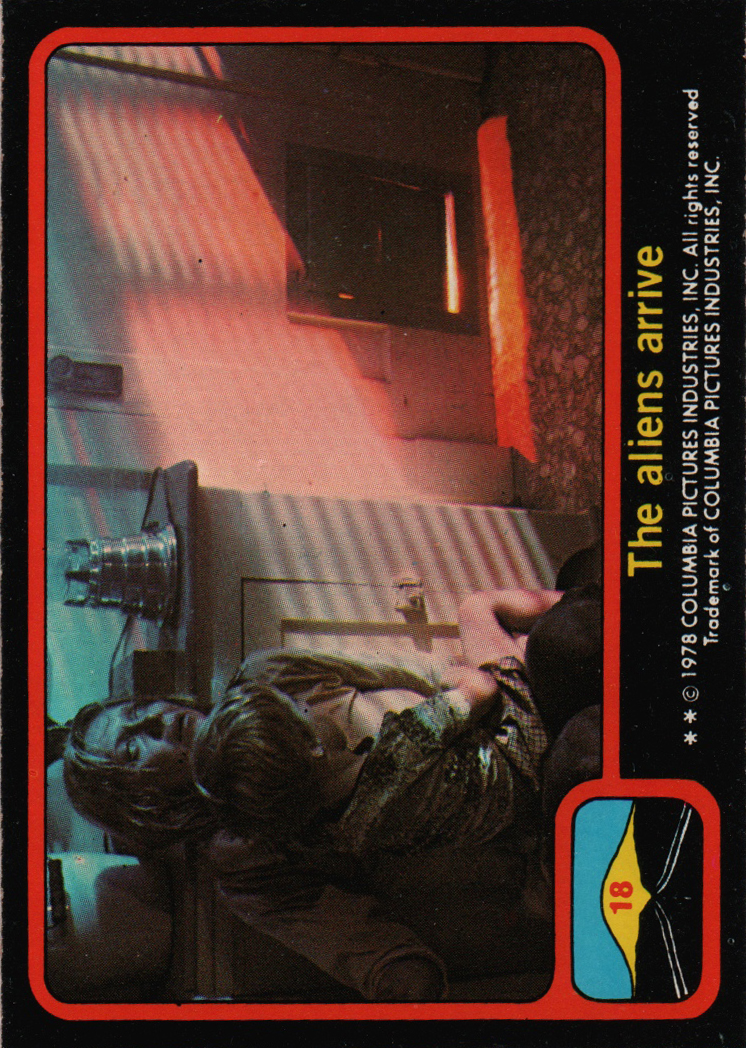 1978 Topps Close Encounters of the Third Kind #18 The Aliens Arrive