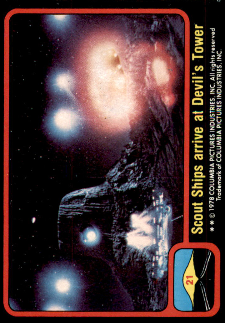 1978 Topps Close Encounters of the Third Kind #21 Scout Ships Arrive
