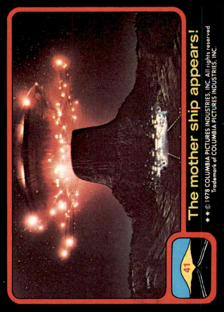 1978 Topps Close Encounters of the Third Kind #41 The Mother Ship Appears