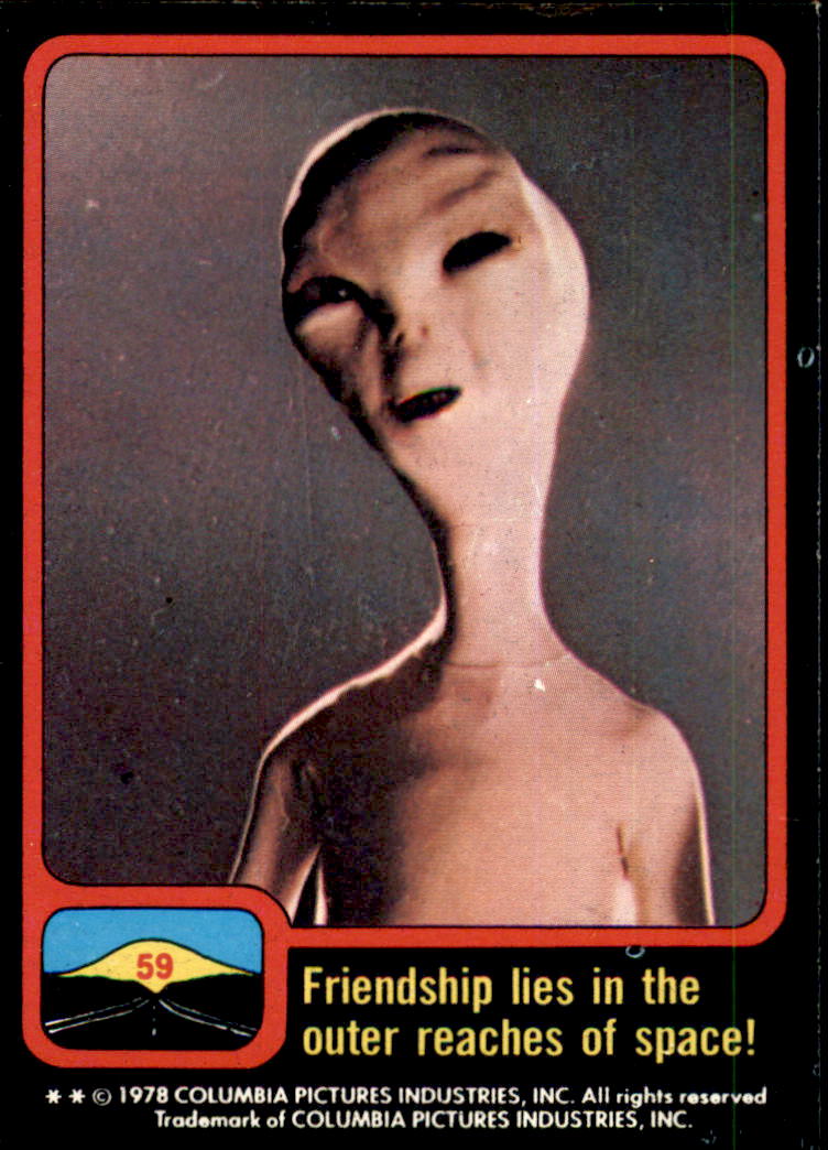 1978 Topps Close Encounters of the Third Kind #59 Friendship Lies in the Outer Reaches