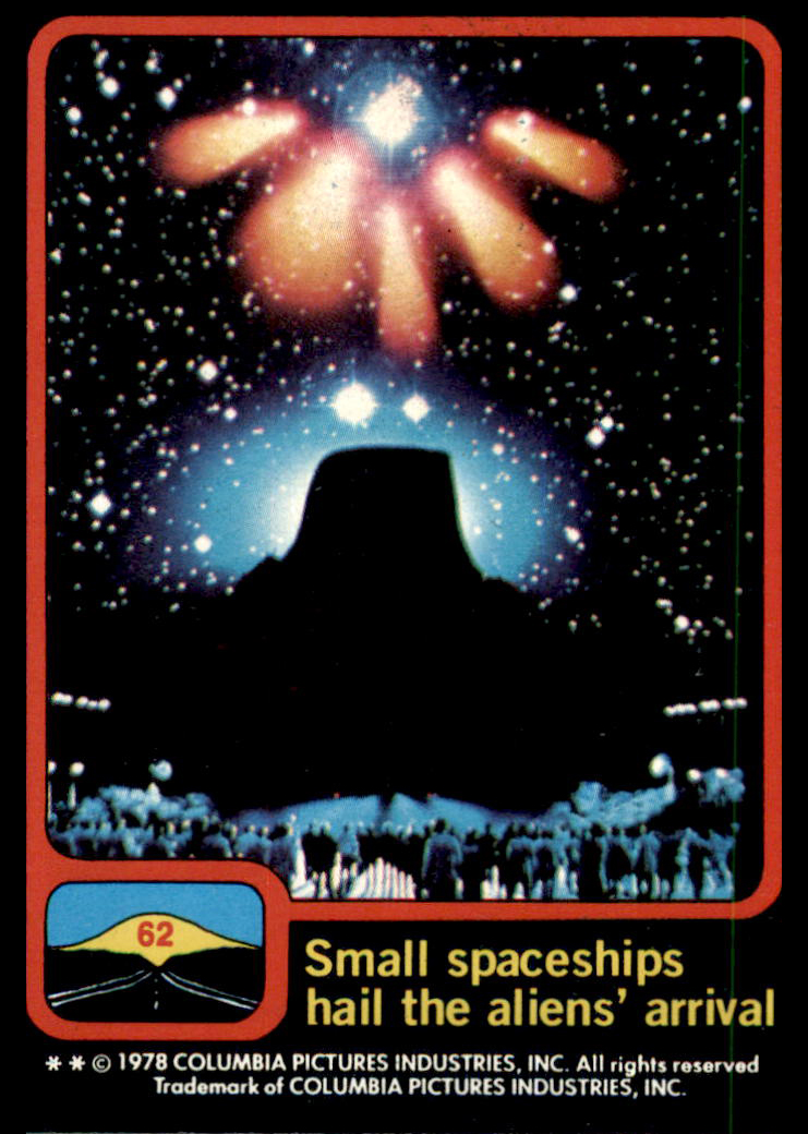 1978 Topps Close Encounters of the Third Kind #62 Small Spaceships Hail