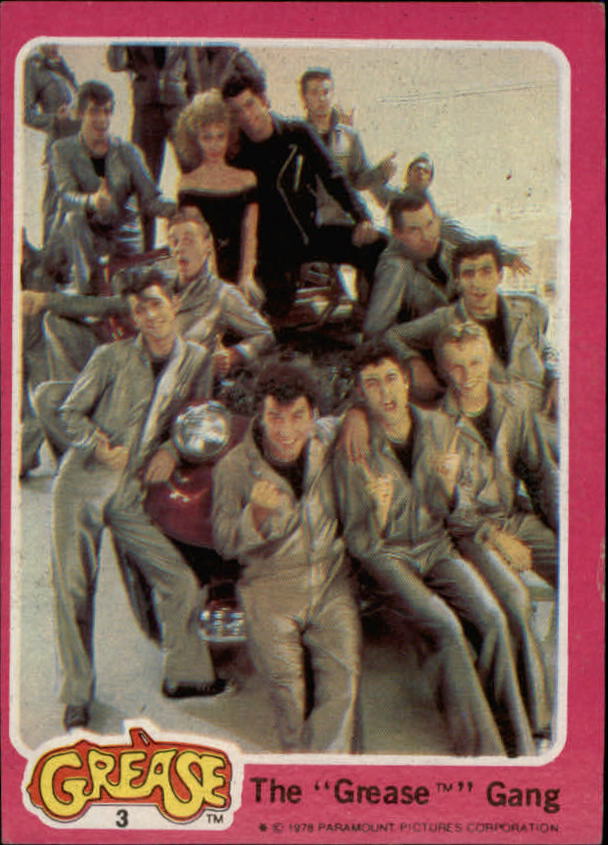1978 Topps Grease #3 The Grease Gang