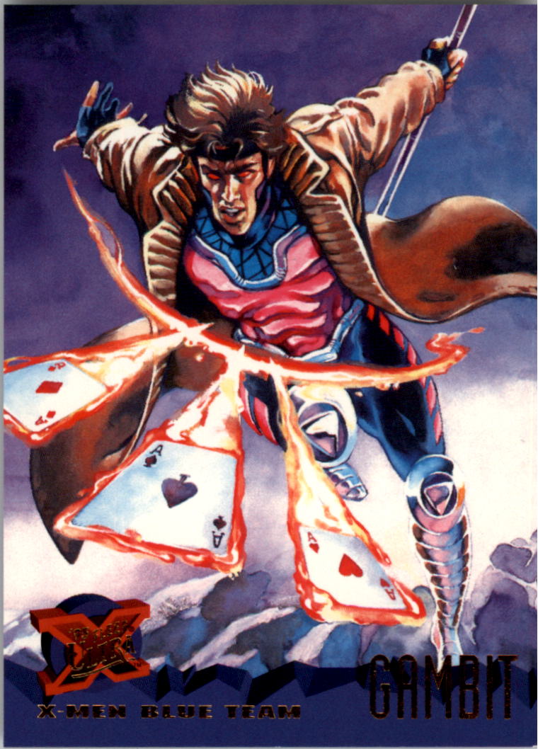 1996 Fleer ultra Marvel X　ホロフラッシュ　ガンビット 1996 Fleer ultra Marvel X ホロフラッシュ ガンビット 1996