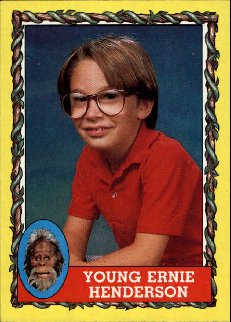 1987 Topps Harry and the Hendersons #6 Young Ernie Henderson