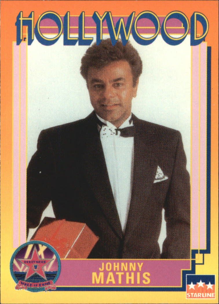 1991 Starline Hollywood Walk of Fame #22 Johnny Mathis