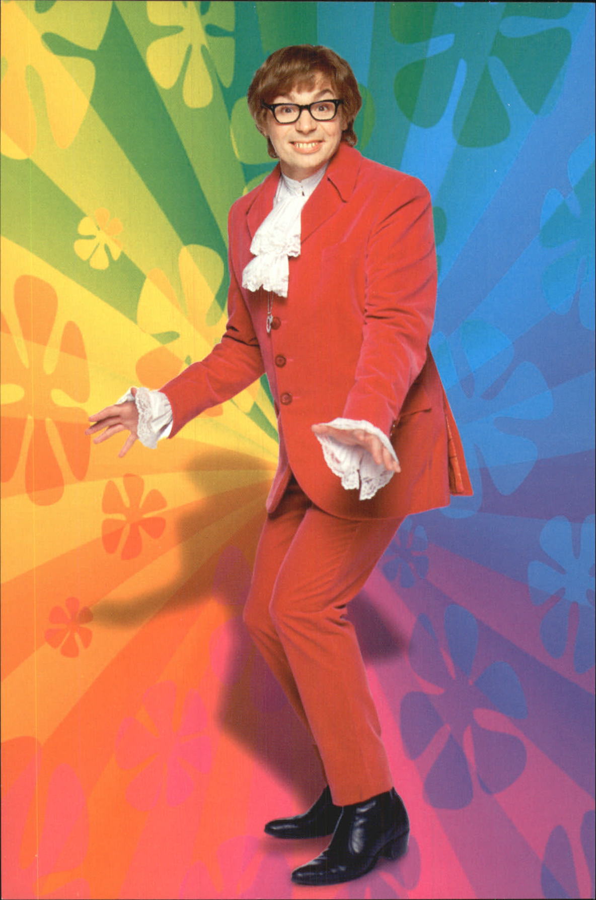 1999 Panini Austin Powers Photocards #32 Austin in red suit