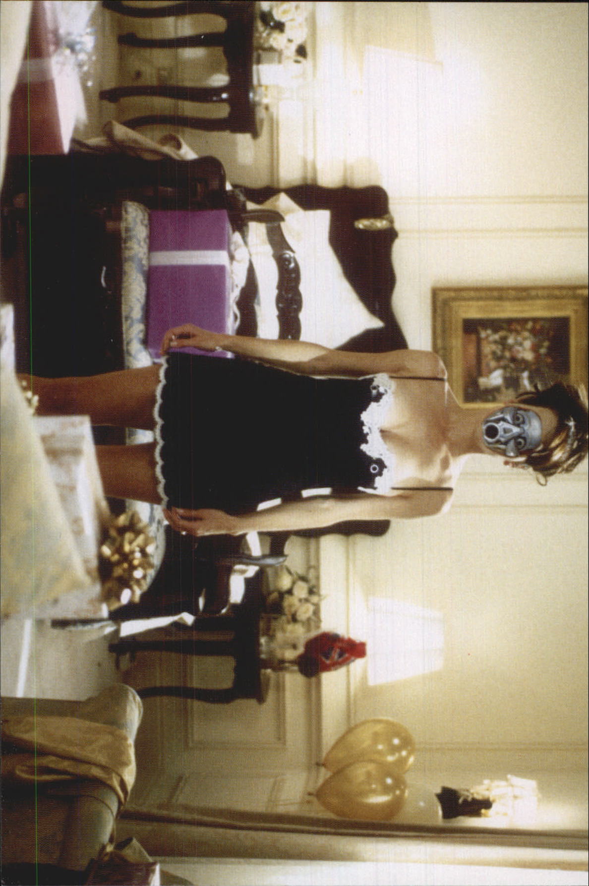 1999 Panini Austin Powers Photocards #57 Robo-face in black