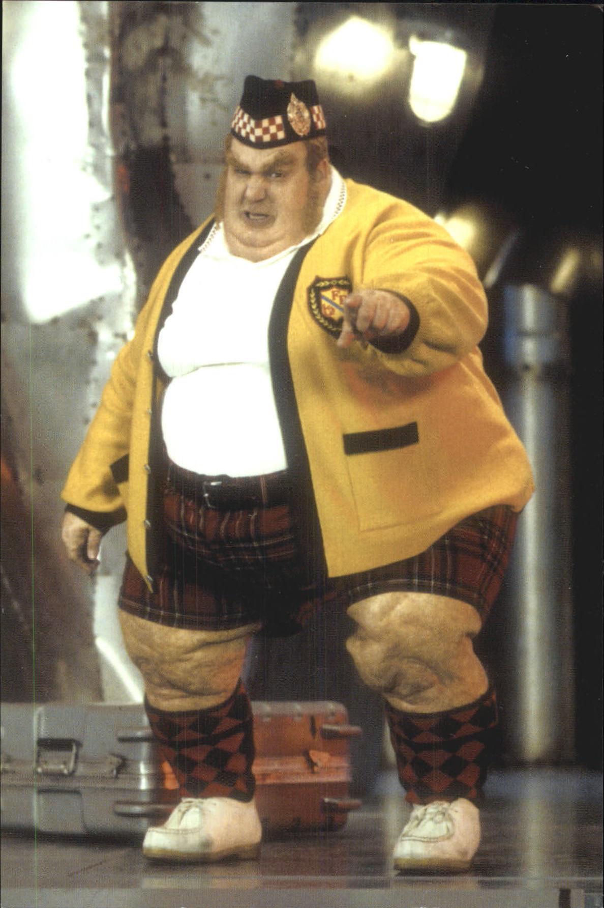 1999 Panini Austin Powers Photocards #71 Fat Bastard in yellow wants you