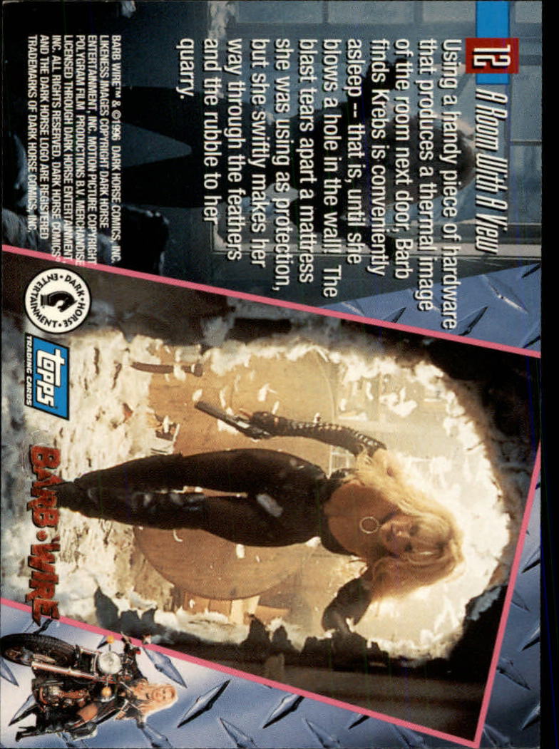 A4324- 1996 Barb Wire Collectible Card #s 1-72 -You Pick- 15+ FREE US SHIP