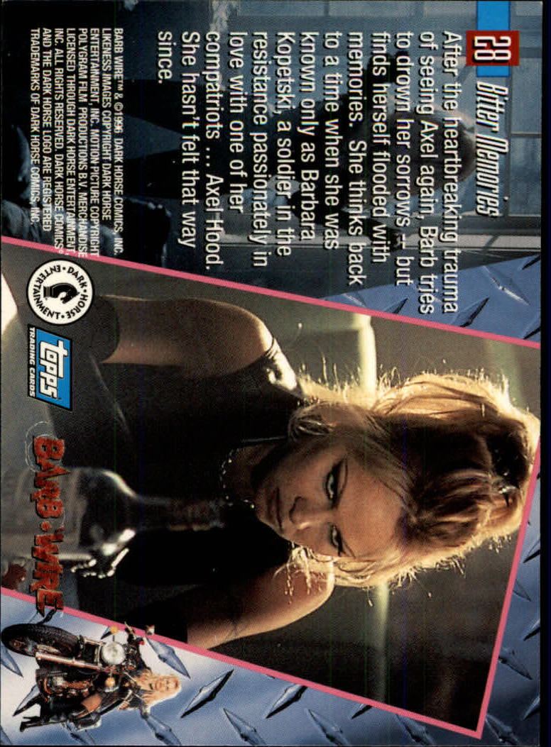 A4324- 1996 Barb Wire Collectible Card #s 1-72 -You Pick- 15+ FREE US SHIP