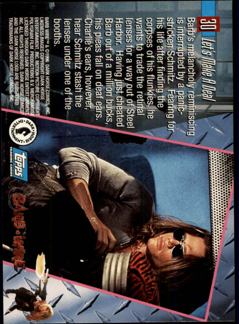 A4324- 1996 Barb Wire Collectible Card #s 1-72 -You Pick- 15+ FREE US SHIP