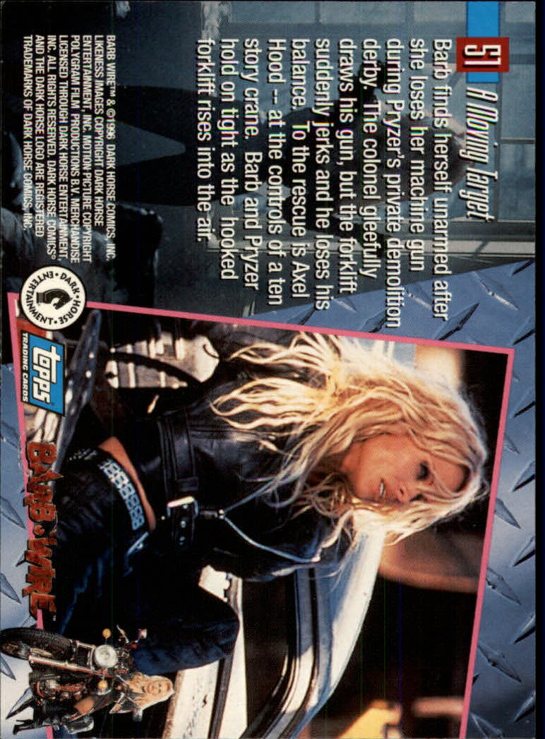 A4324- 1996 Barb Wire Collectible Card #s 1-72 -You Pick- 15+ FREE US SHIP