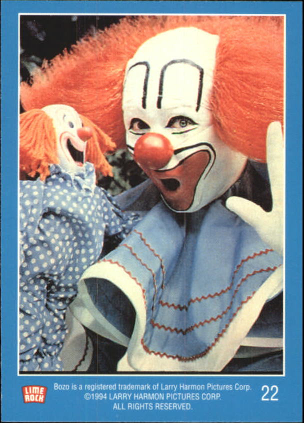 1994 Lime Rock Bozo #22 Mimicking Bozo doll - NM-MT