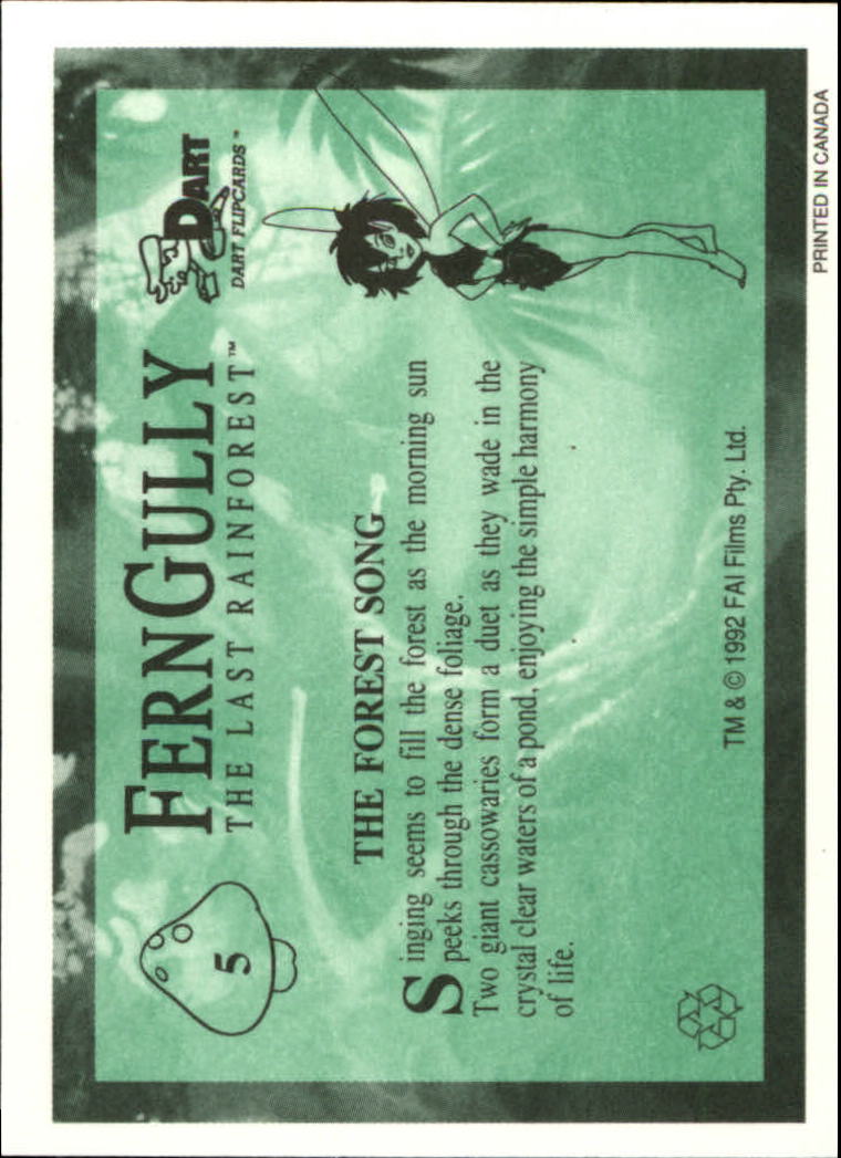 Tarjeta FernGully B6748- 1992 Dart Flipcards #s 1-100 -Tú eliges- 15+ ENVÍO GRATUITO A EE. UU. - Imagen 11 de 201