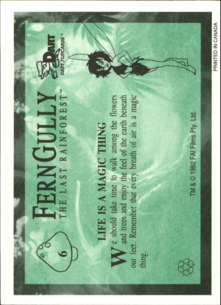 Tarjeta FernGully B6748- 1992 Dart Flipcards #s 1-100 -Tú eliges- 15+ ENVÍO GRATUITO A EE. UU. - Imagen 13 de 201