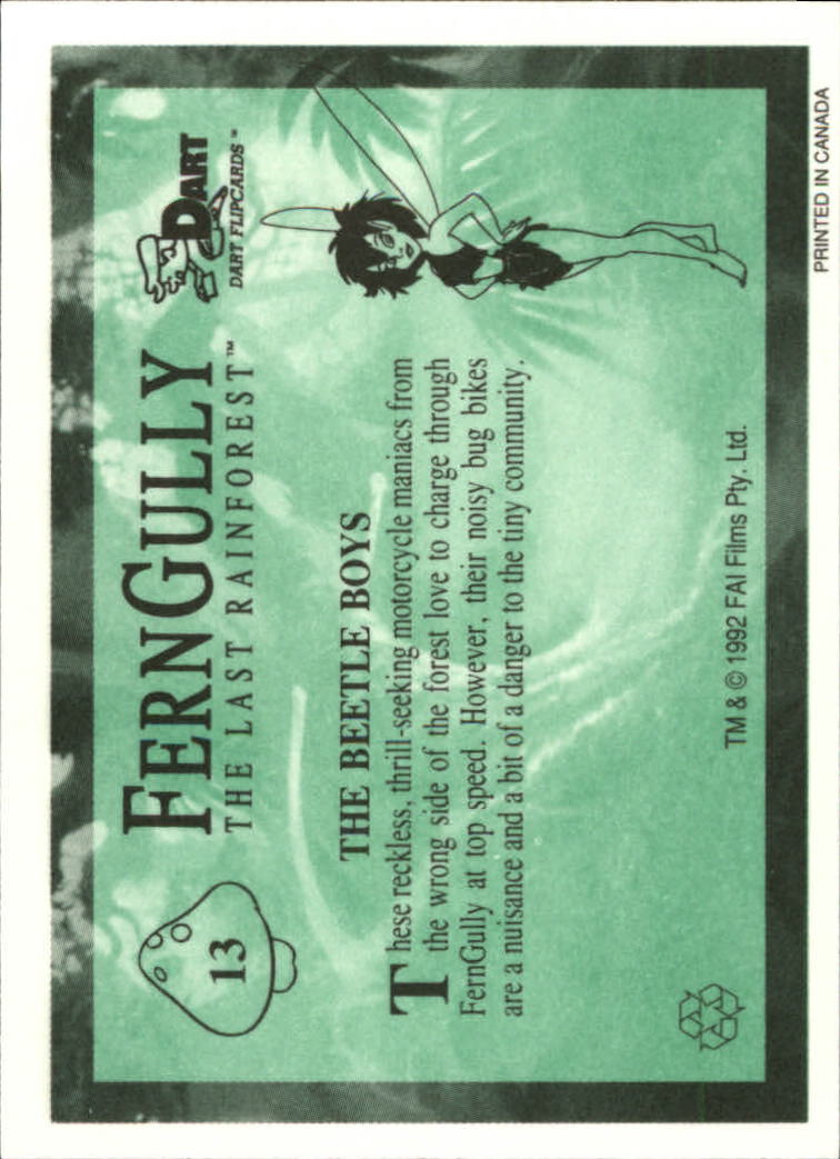 Tarjeta FernGully B6748- 1992 Dart Flipcards #s 1-100 -Tú eliges- 15+ ENVÍO GRATUITO A EE. UU. - Imagen 27 de 201