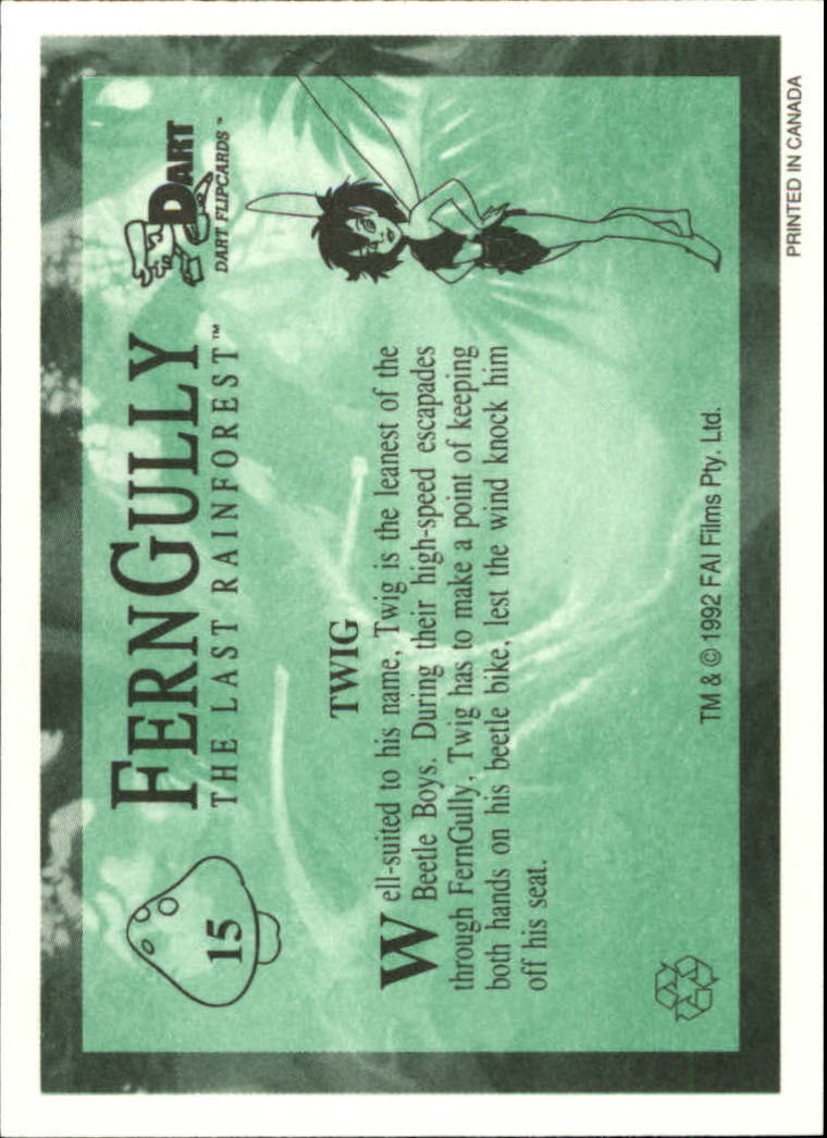 Tarjeta FernGully B6748- 1992 Dart Flipcards #s 1-100 -Tú eliges- 15+ ENVÍO GRATUITO A EE. UU. - Imagen 31 de 201