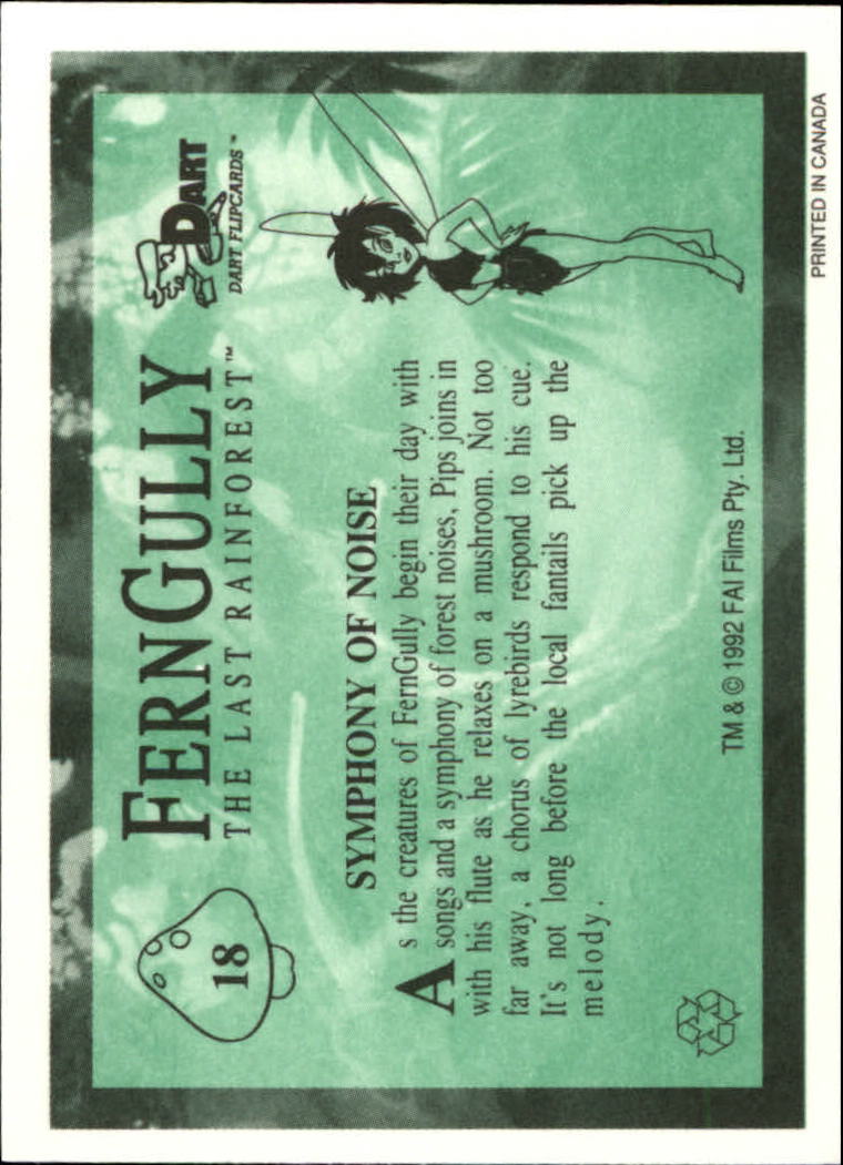 Tarjeta FernGully B6748- 1992 Dart Flipcards #s 1-100 -Tú eliges- 15+ ENVÍO GRATUITO A EE. UU. - Imagen 37 de 201