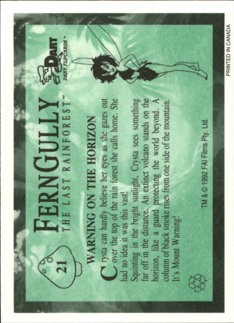 Tarjeta FernGully B6748- 1992 Dart Flipcards #s 1-100 -Tú eliges- 15+ ENVÍO GRATUITO A EE. UU. - Imagen 43 de 201