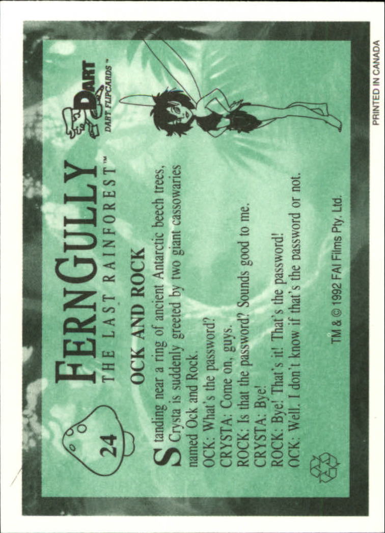 Tarjeta FernGully B6748- 1992 Dart Flipcards #s 1-100 -Tú eliges- 15+ ENVÍO GRATUITO A EE. UU. - Imagen 49 de 201