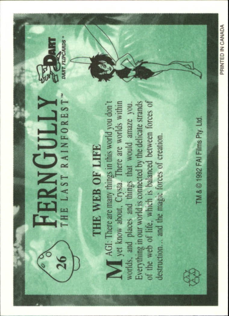Tarjeta FernGully B6748- 1992 Dart Flipcards #s 1-100 -Tú eliges- 15+ ENVÍO GRATUITO A EE. UU. - Imagen 53 de 201
