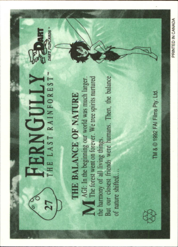 Tarjeta FernGully B6748- 1992 Dart Flipcards #s 1-100 -Tú eliges- 15+ ENVÍO GRATUITO A EE. UU. - Imagen 55 de 201
